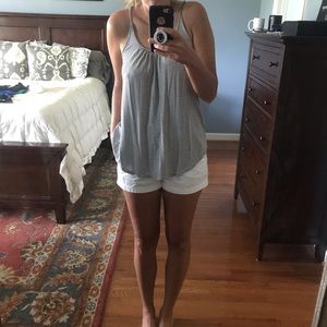 EUC Loft racerback striped tank